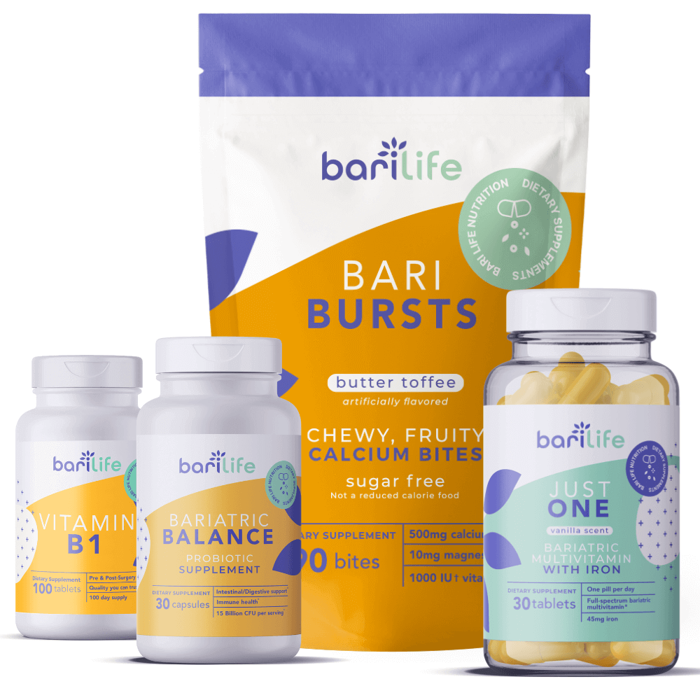 BariLife Non-Chewable Butter Toffee Supplement Bundle
